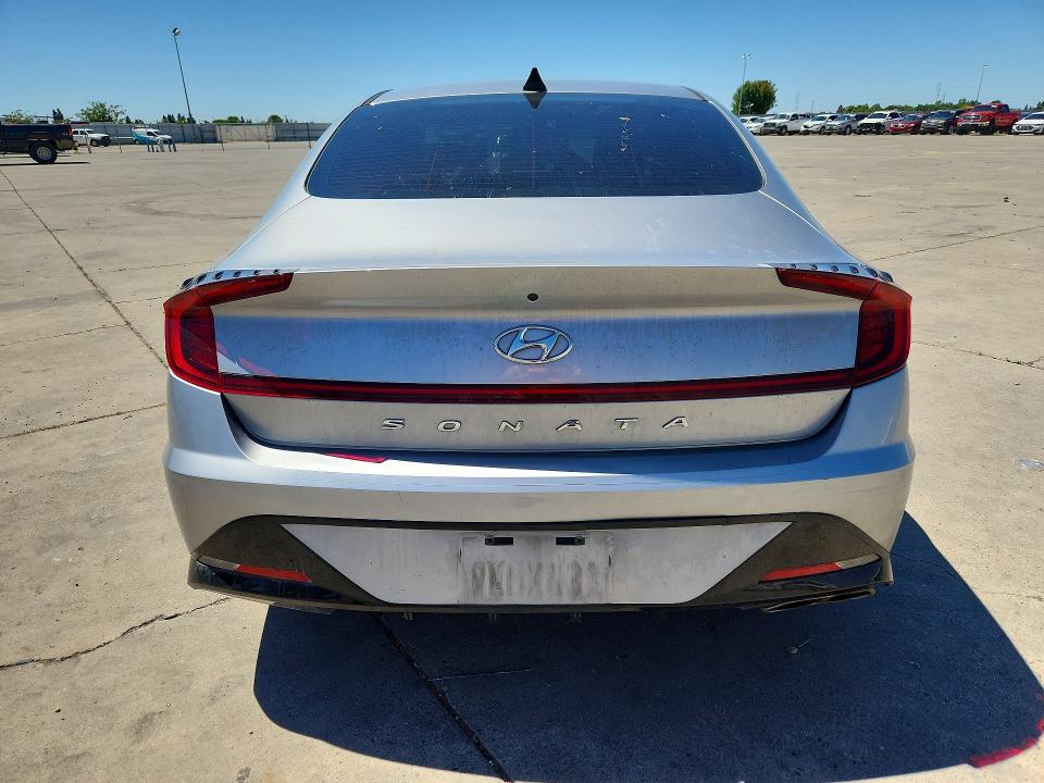 2020 Hyundai Sonata VIN 5NPEL4JA5LH057250 COPART salvage auction — FRONT END, Ca - Salvage Certificate, sold $1,600 on 2026-07-27 (photo 6)