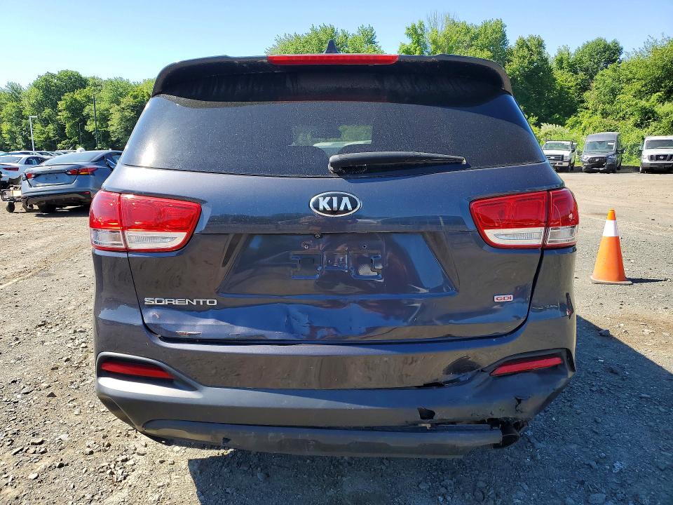 2018 Kia Sorento VIN 5XYPGDA39JG362768 COPART salvage auction — REAR END, Ct - Certificate Of Title, sold $1,850 on 2026-07-03 (photo 6)