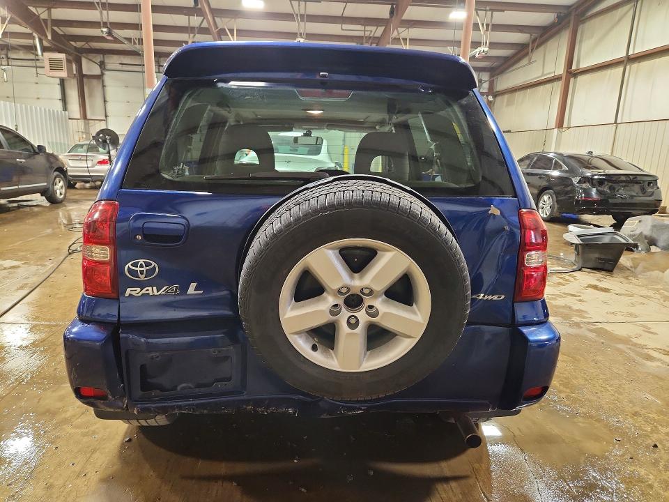 2005 Toyota Rav4 VIN JTEHD20VX56033666 COPART salvage auction — REAR END, Pa - Certificate Of Salvage, sold $1,800 on 2026-07-10 (photo 6)