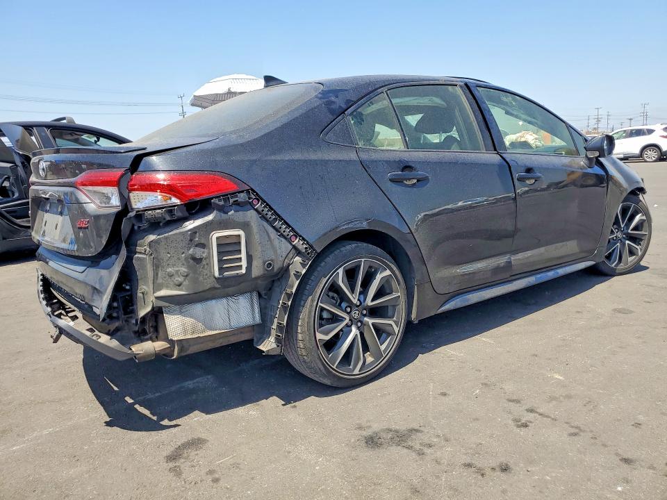 2020 Toyota Corolla VIN JTDS4RCE8LJ052077 COPART salvage auction — FRONT END, Ca - Salvage Certificate, sold $1,050 on 2026-07-06 (photo 3)