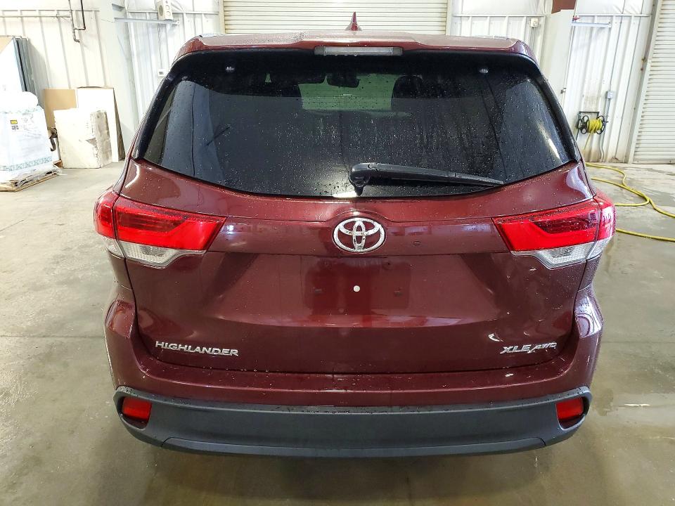 2017 Toyota Highlander VIN 5TDJZRFH7HS372942 COPART salvage auction — FRONT END, Mn - Cert Of Title-Salvage, sold $3,450 on 2026-07-27 (photo 6)