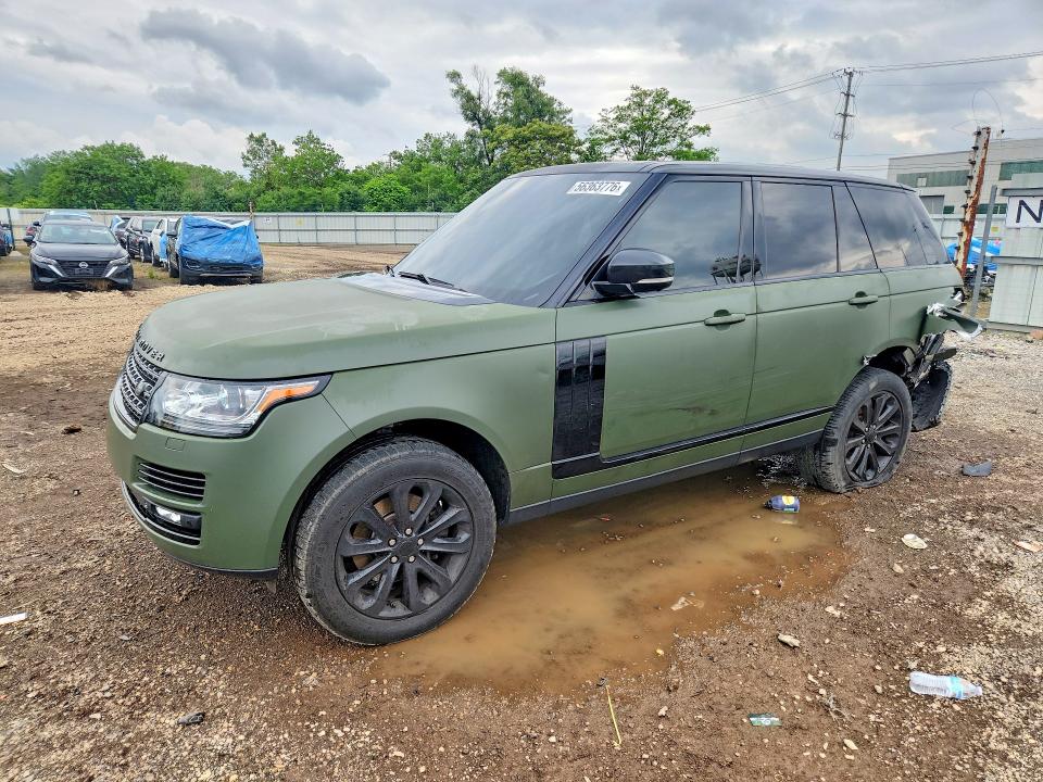 2015 Land rover RANGE ROVER VIN SALGS2VF1FA207963 COPART salvage auction — REAR END, IL - SALVAGE CERTIFICATE, sold $5,100 on 2026-07-15 (photo 1)