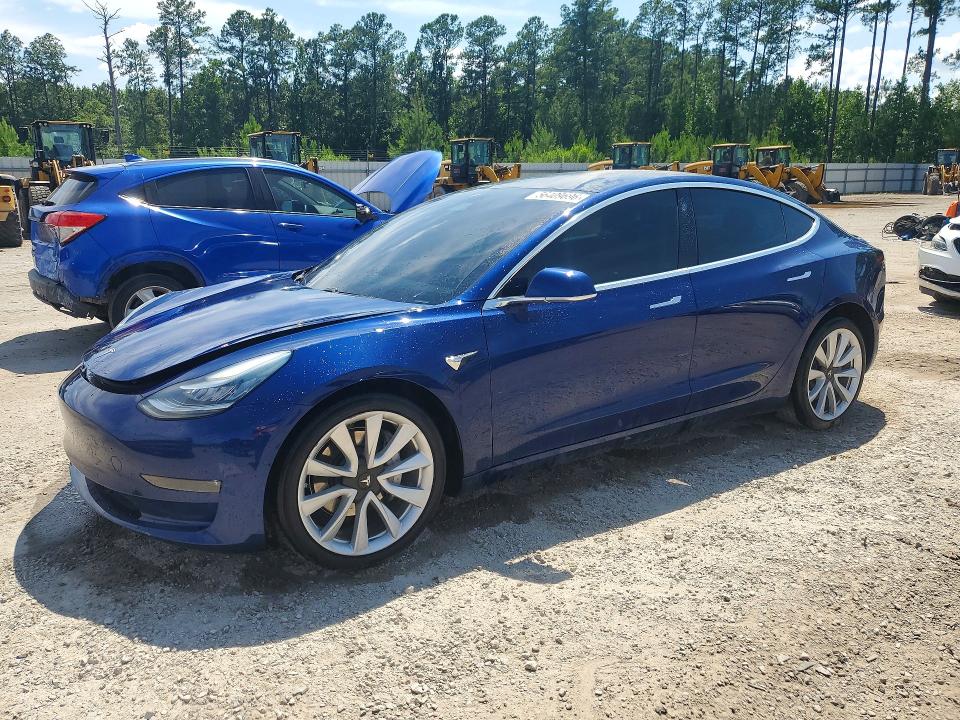 2020 Tesla VIN 5YJ3E1EB7LF651047 COPART salvage auction — REAR END, Sc - Cert Of Title-Salvage, sold $4,600 on 2026-07-20 (photo 1)
