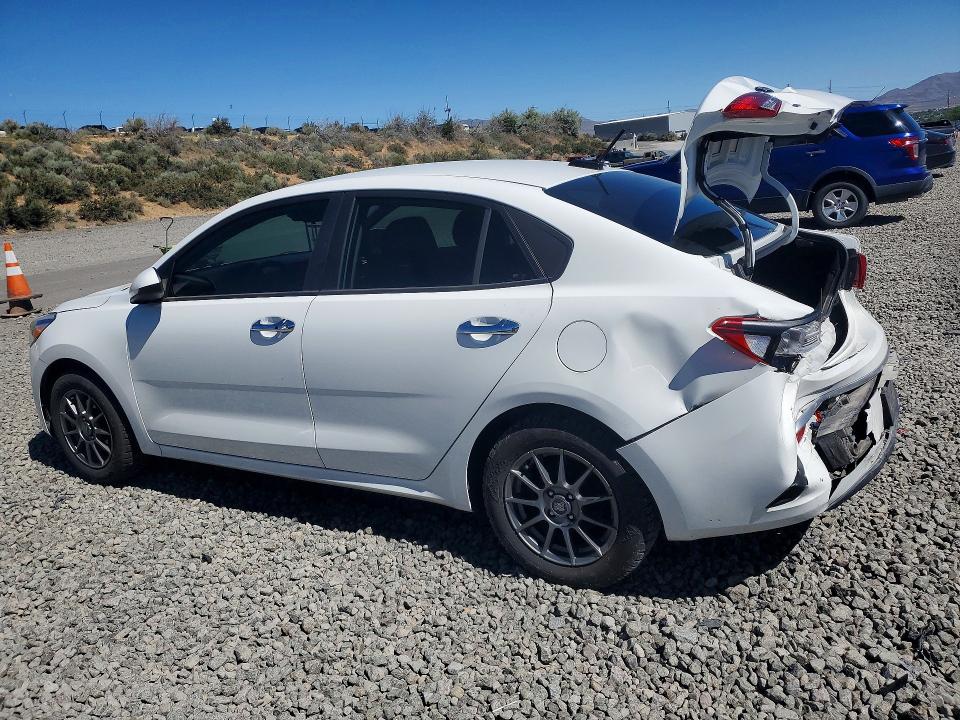 2021 Kia Rio VIN 3KPA24AD7ME391538 COPART salvage auction — REAR END, Nv - Salvage Title, sold $3,800 on 2026-07-09 (photo 2)