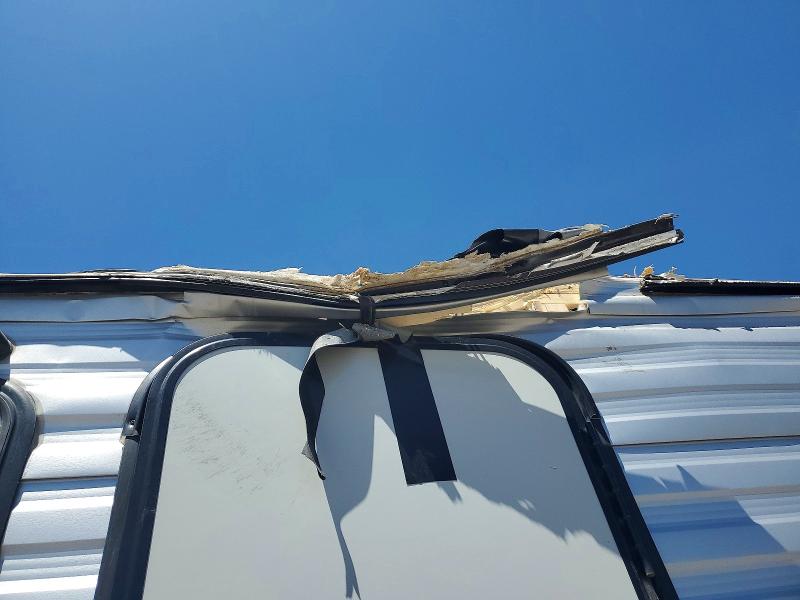 2020 Forester river Recreational vehicle (rv) VIN 4X4TSMB29LT114783 COPART salvage auction — FRAME DAMAGE, ID - SALVAGE CERTIFICATE OF TITLE, sold $1,050 on 2026-07-16 (photo 9)
