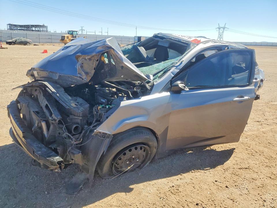 2014 Hyundai Accent VIN KMHCT4AE2EU696507 COPART salvage auction — ROLLOVER, Ca - Salvage Certificate, sold $300 on 2026-07-06 (photo 1)