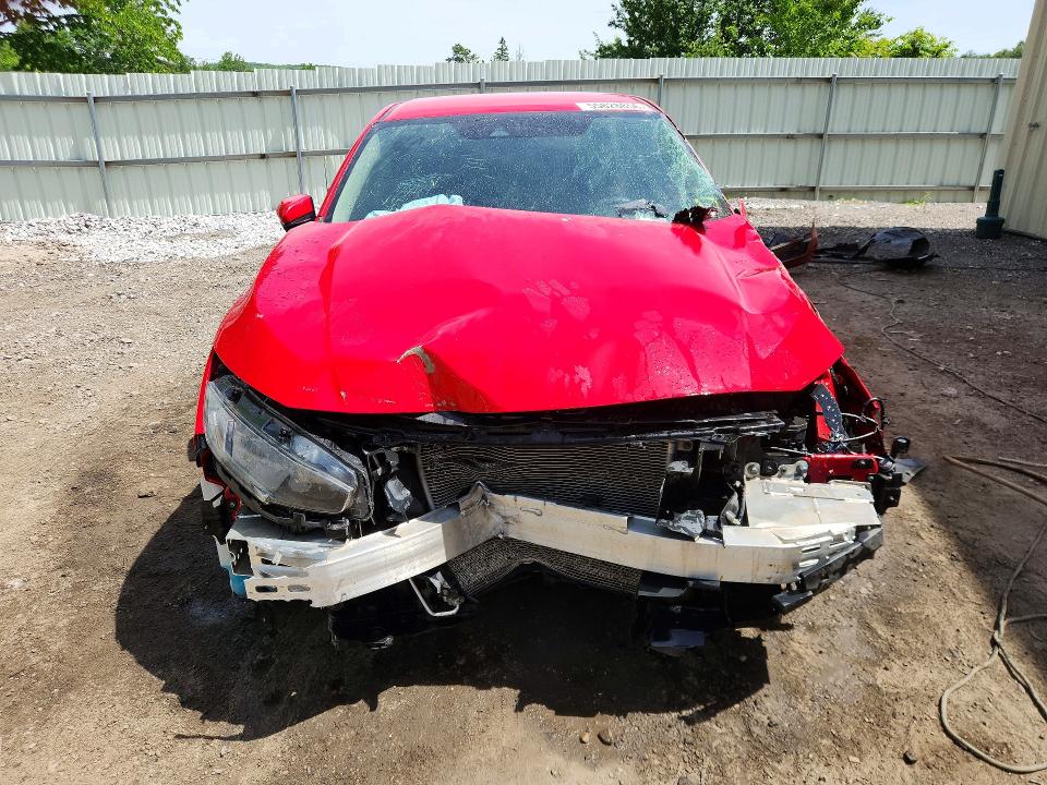 2020 Honda Civic VIN 2HGFC2F69LH554518 COPART salvage auction — FRONT END, VT - CERT OF TITLE-SALVAGE VEHICLE, sold $1,500 on 2026-08-28 (photo 5)