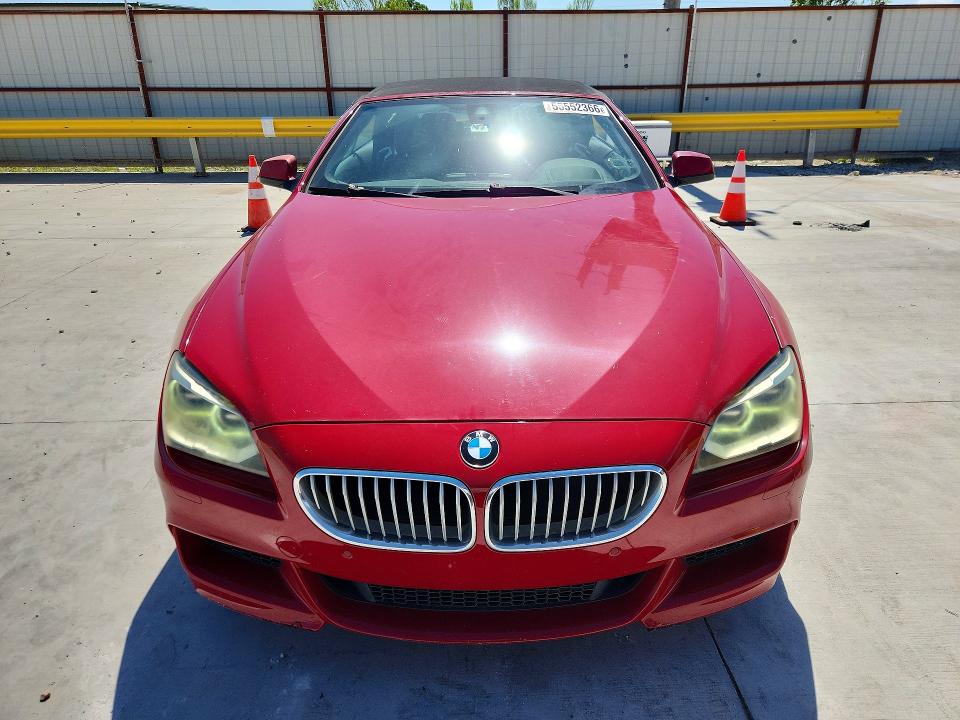 2013 BMW 6er VIN WBAYP9C50DDW21258 COPART salvage auction — FRONT END, Tx - Certificate Of Title, sold $4,550 on 2026-07-14 (photo 5)