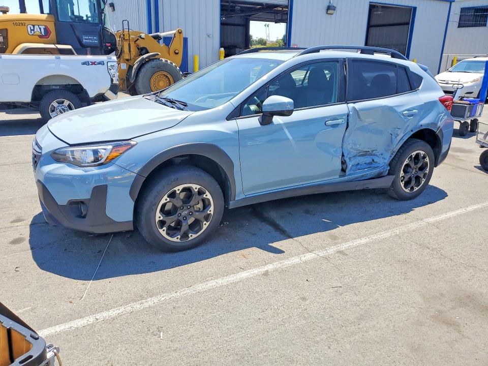 2021 Subaru Crosstrek VIN JF2GTAEC4MH351260 COPART salvage auction — SIDE, CA - SALVAGE CERTIFICATE, sold $20 on 2026-07-24 (photo 1)