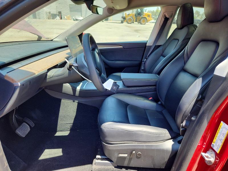 2024 Tesla Model y VIN 7SAYGAEE5RF015930 COPART salvage auction — FRONT END, Ca - Salvage Certificate, sold $5,700 on 2026-07-28 (photo 7)