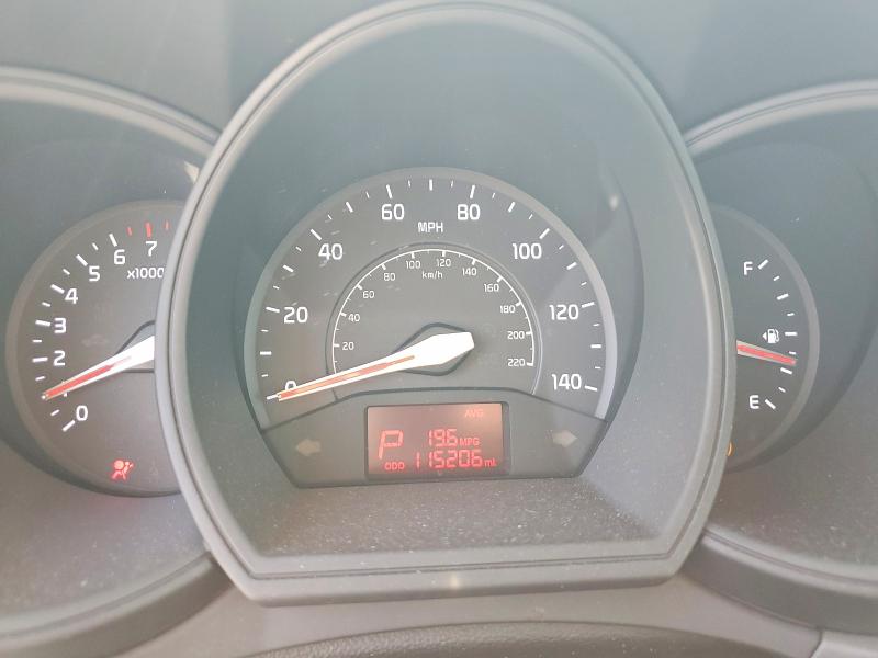 2012 Kia Rio VIN KNADN4A39C6090184 COPART salvage auction — FRONT END, Fl - Cert Of Title Slvg Rebuildable, sold $525 on 2026-07-10 (photo 9)