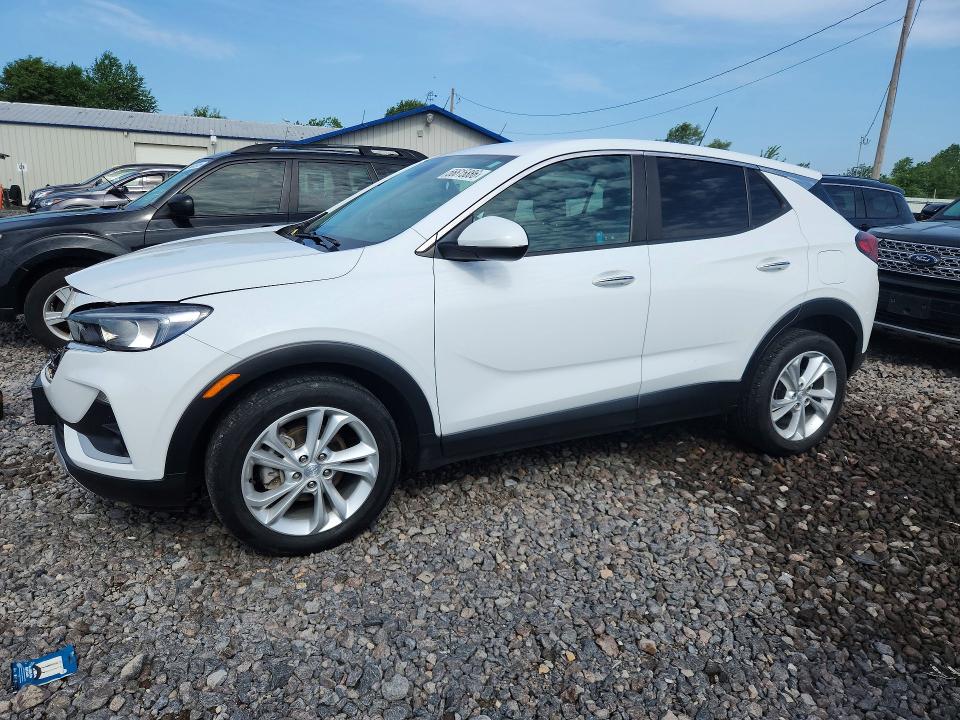 2021 Buick Encore VIN KL4MMBS25MB087382 COPART salvage auction — FRONT END, Il - Salvage Certificate, sold $5,100 on 2026-07-20 (photo 1)