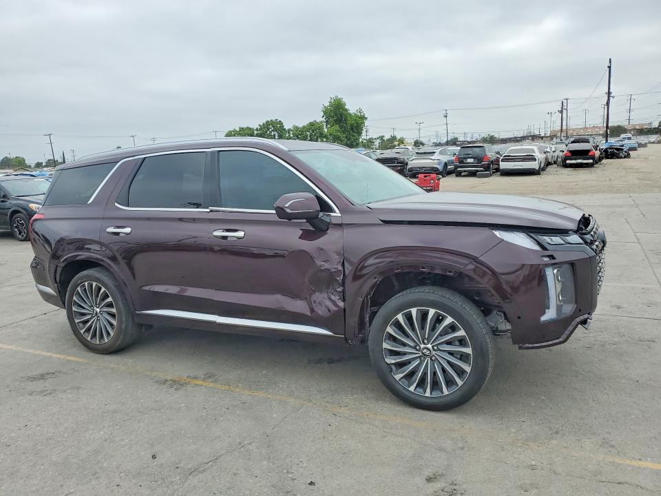 2024 Hyundai Palisade VIN KM8R74GE4RU730118 COPART salvage auction — FRONT END, AZ - DIS/DLR/EXP ONLY SALVAGE TITLE (P), sold $10,900 on 2026-07-20 (photo 4)