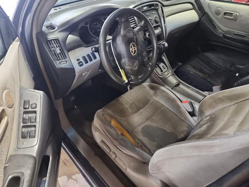 2003 Toyota Highlander VIN JTEGF21A330078143 COPART salvage auction — FRONT END, Tx - Salvage Vehicle Title, sold $700 on 2026-07-28 (photo 8)