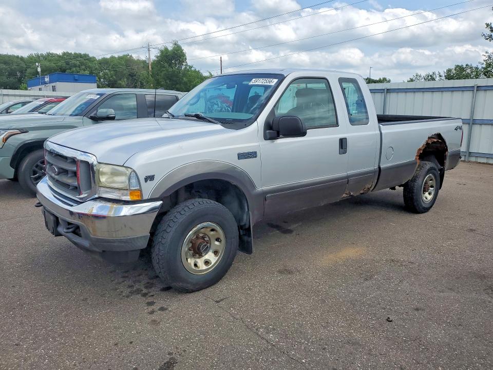 2002 Ford F-250 super duty VIN 1FTNX21L02EA58699 COPART salvage auction — MECHANICAL, Wi - Certificate Of Title, sold $800 on 2026-07-09 (photo 1)