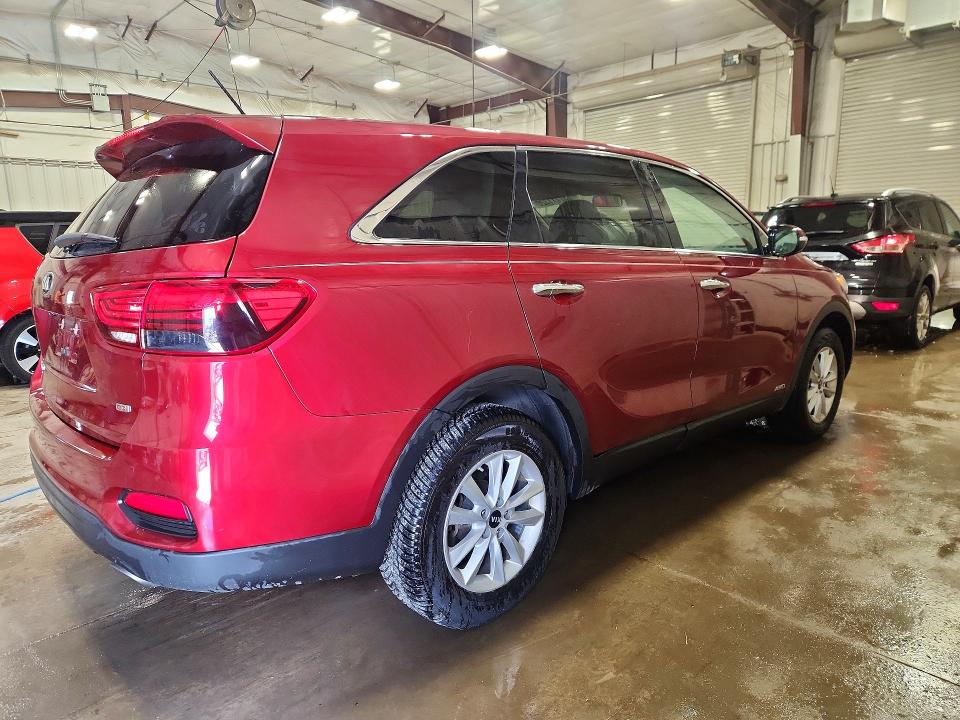 2020 Kia Sorento VIN 5XYPGDA33LG653172 COPART salvage auction — HAIL, Wi - Salvage - Multiple Brands, sold $5,300 on 2026-07-13 (photo 3)
