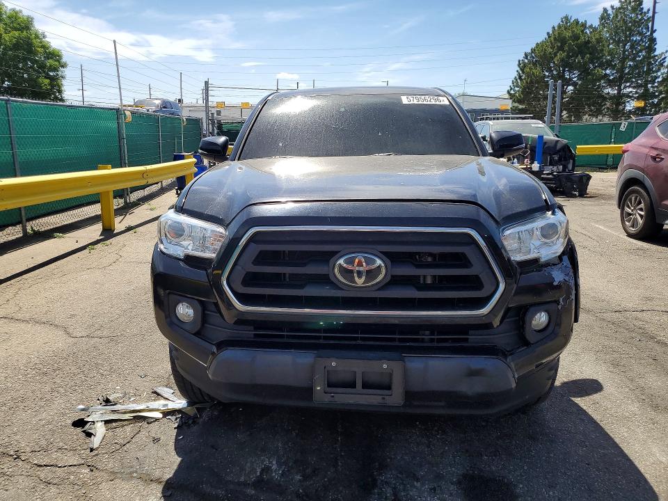 2022 Toyota Tacoma VIN 3TMCZ5AN9NM505677 COPART salvage auction — HAIL, Co - Public - Salvage Title, sold $15,700 on 2026-07-02 (photo 5)