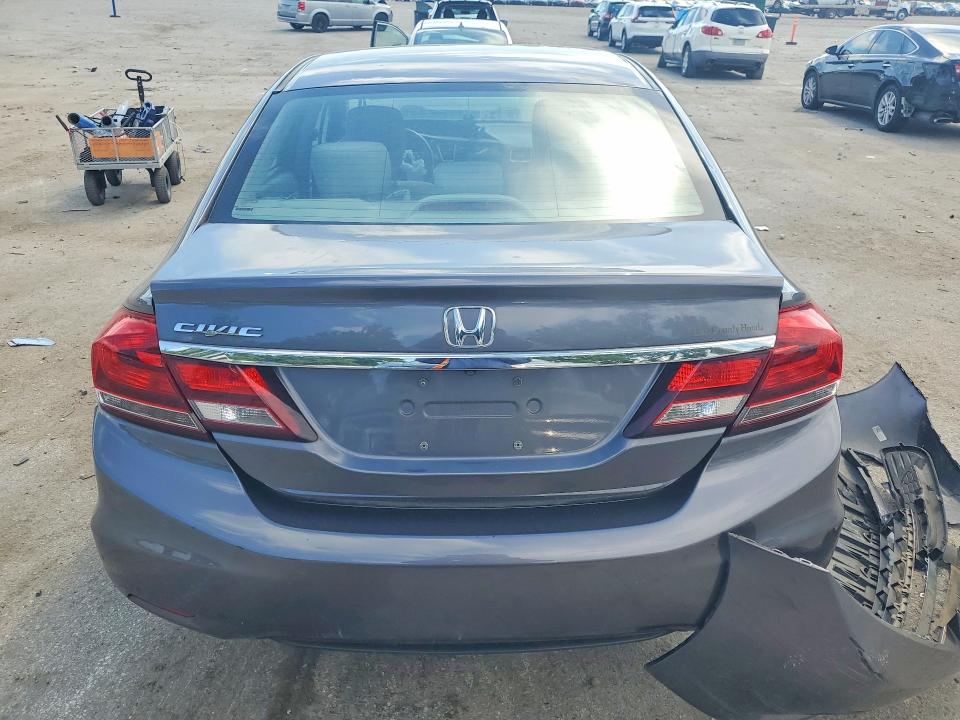 2015 Honda Civic VIN 19XFB2F85FE035226 COPART salvage auction — FRONT END, Mo - Salvage Certificate Of Title, sold $850 on 2026-07-10 (photo 6)