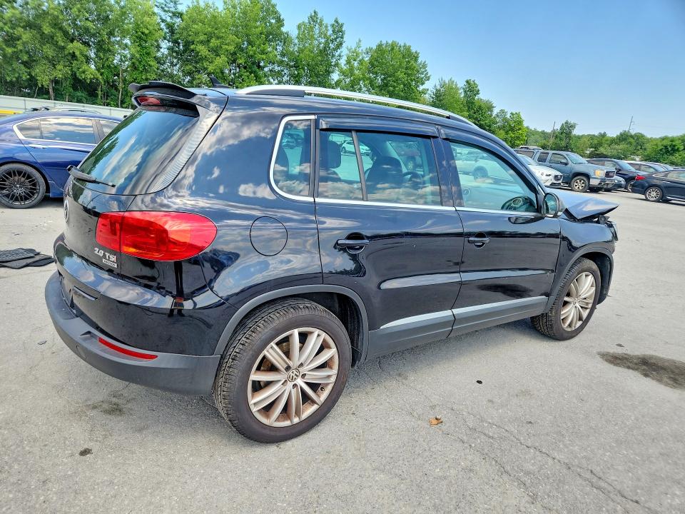2012 Volkswagen Tiguan VIN WVGBV7AX1CW515617 COPART salvage auction — FRONT END, Ma - Cert Of Title-Reconstrctd Coll, sold $450 on 2026-07-08 (photo 3)