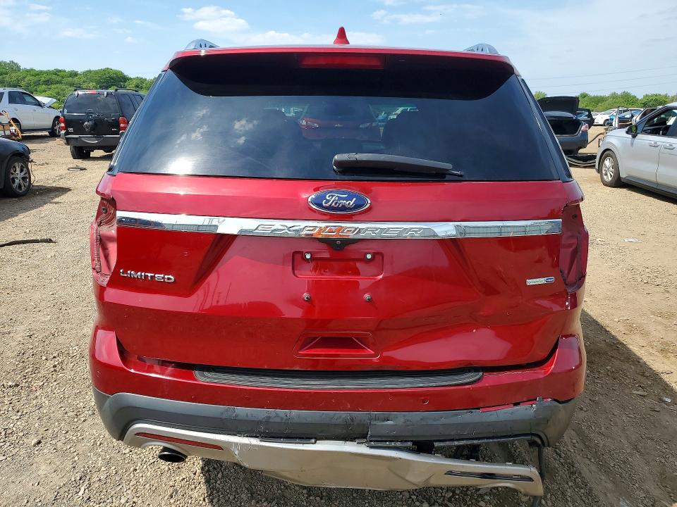 2016 Ford Explorer VIN 1FM5K8FH6GGB84675 COPART salvage auction — REAR END, Il - Salvage Certificate, sold $4,050 on 2026-07-24 (photo 6)