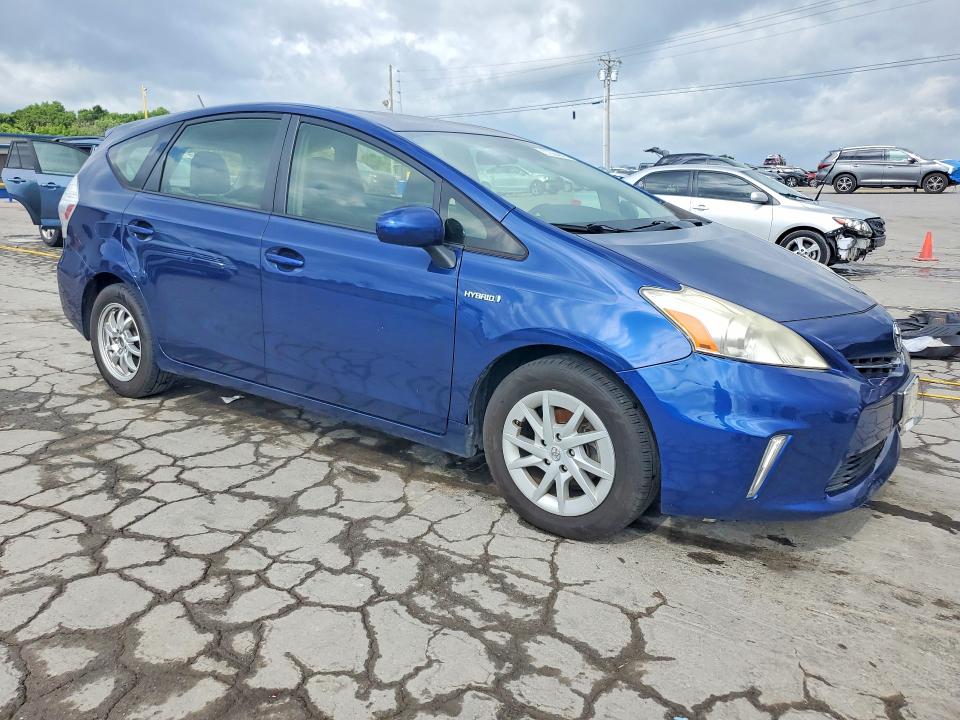 2013 Toyota Prius VIN JTDZN3EU7D3224456 COPART salvage auction — SIDE, Tn - Salvage Certificate, sold $2,500 on 2026-07-20 (photo 4)