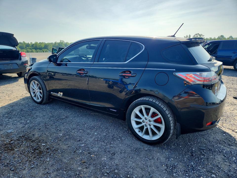 2013 Lexus Ct VIN JTHKD5BH7D2163671 COPART salvage auction — SIDE, Va - Certificate Of Title, sold $4,200 on 2026-07-08 (photo 2)