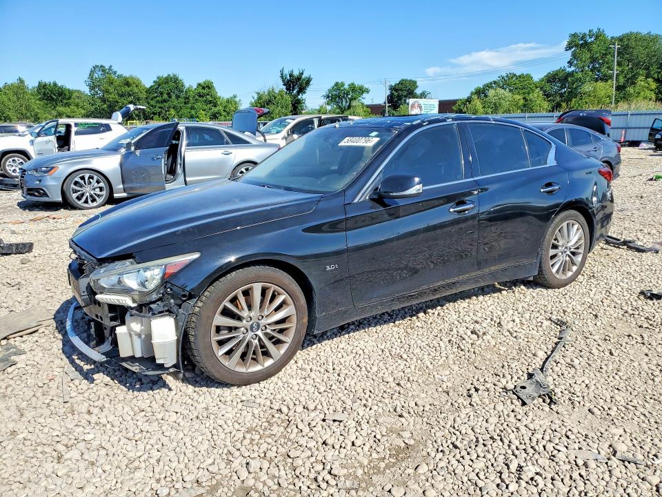 2018 Infiniti VIN JN1EV7AP2JM357012 COPART salvage auction — FRONT END, IL - SALVAGE CERTIFICATE, sold $2,750 on 2026-07-24 (photo 1)