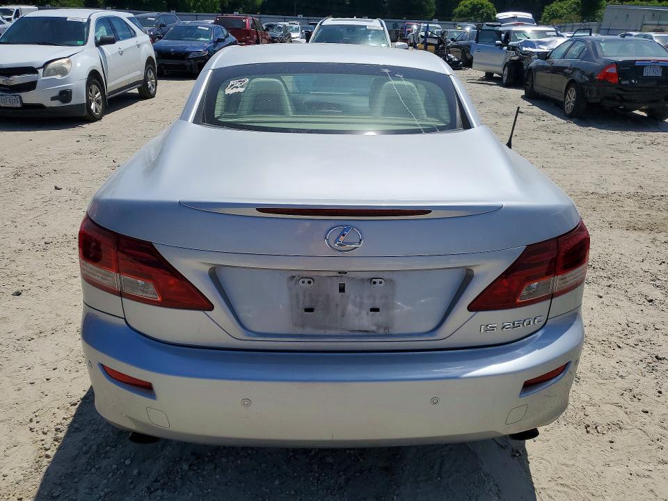 2012 Lexus VIN JTHFF2C2XC2524328 COPART salvage auction — FRONT END, VA - CERTIFICATE OF TITLE, sold $1,950 on 2026-07-28 (photo 6)