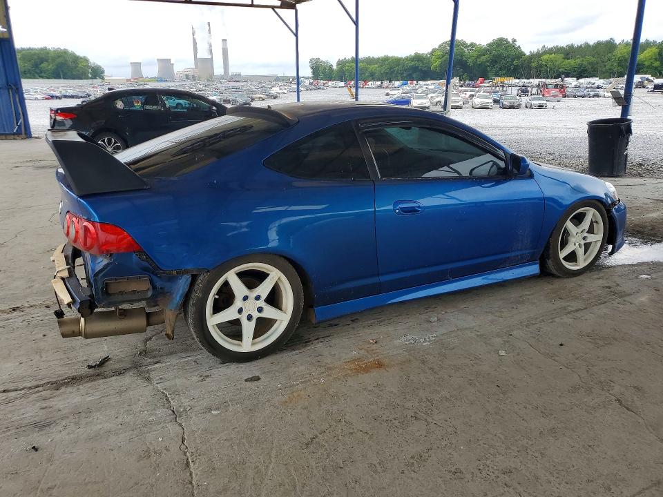 2005 Acura Rsx VIN JH4DC53875S013684 COPART salvage auction — REAR END, Ga - Cert Of Title-Salvage, sold $1,900 on 2026-07-09 (photo 3)