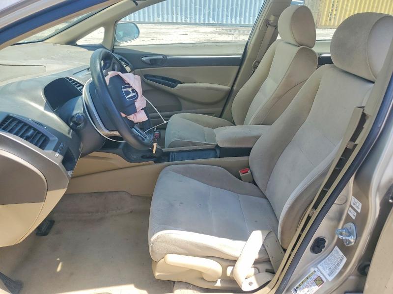2006 Honda Civic VIN JHMFA16876S004875 COPART salvage auction — FRONT END, In - Cert Of Title-Salvage Title, sold $250 on 2026-07-17 (photo 7)
