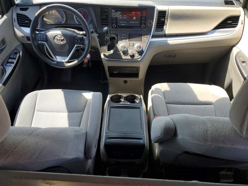 2019 Toyota Sienna VIN 5TDKZ3DC7KS998961 COPART salvage auction — FRONT END, Ca - Salvage Certificate, sold $5,500 on 2026-07-27 (photo 8)