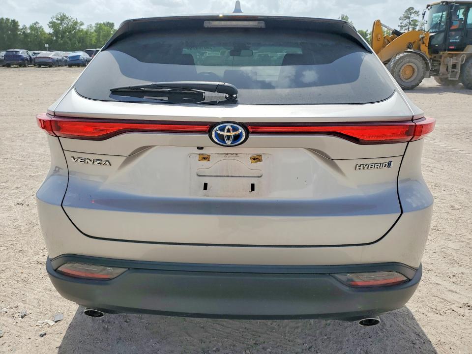2021 Toyota Venza VIN JTEAAAAH2MJ059073 COPART salvage auction — WATER/FLOOD, Tx - Salvage Title-Flood Damage, sold $4,600 on 2026-07-24 (photo 6)
