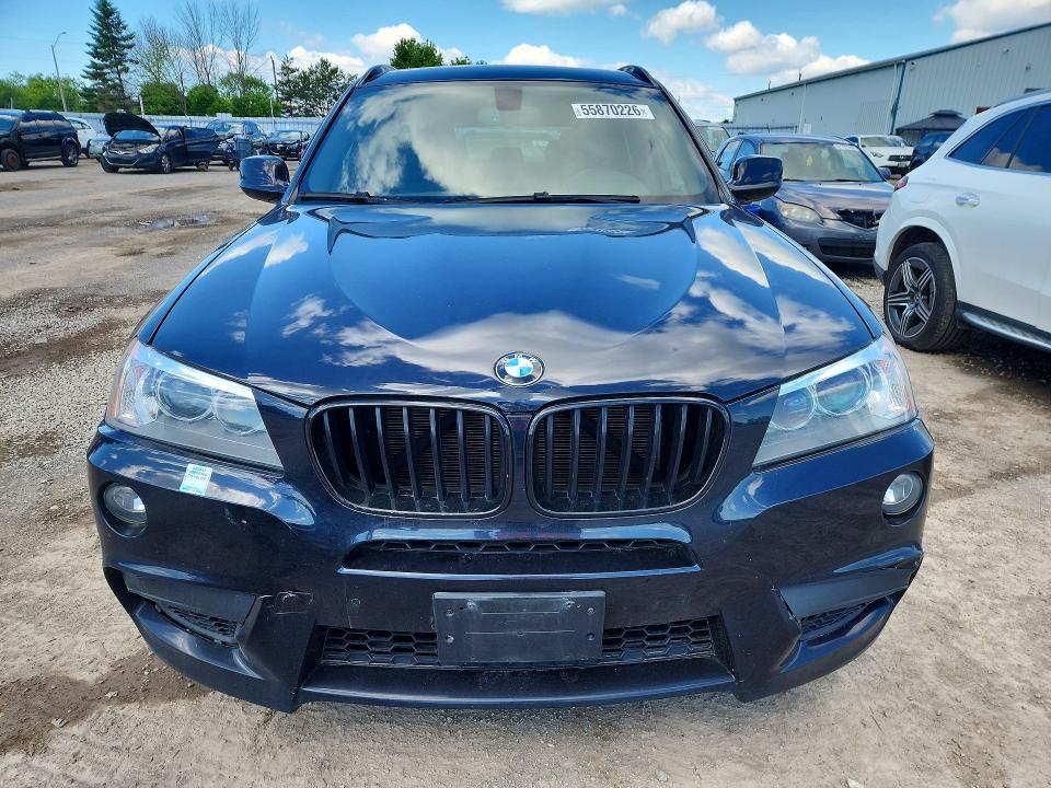 2013 BMW X3 VIN 5UXWX7C58DL978500 COPART salvage auction — REAR END, On - Permit No Brand - Unfit, sold $1,450 on 2026-07-02 (photo 5)