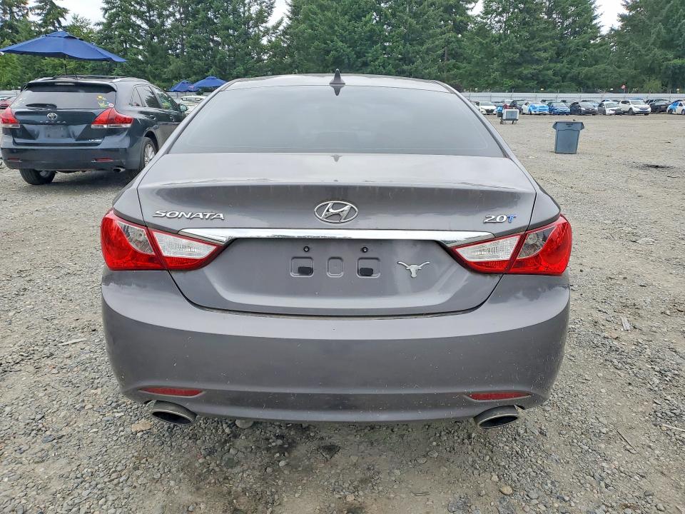 2011 Hyundai Sonata VIN 5NPEC4ABXBH225312 COPART salvage auction — REAR END, Wa - Cert Of Ownership-Rebuilt, sold $850 on 2026-07-10 (photo 6)