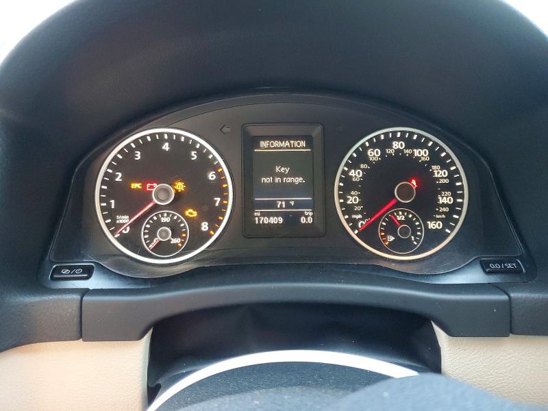 2015 Volkswagen Tiguan VIN WVGAV7AXXFW614663 COPART salvage auction — FRONT END, Ga - Certificate Of Title, sold $400 on 2026-07-17 (photo 9)