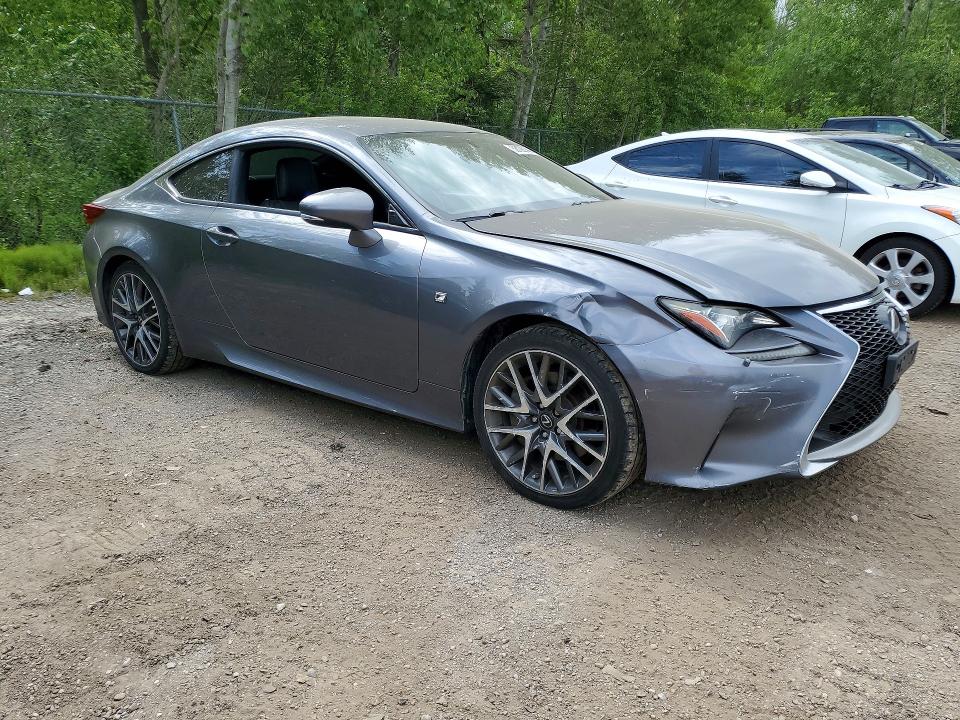 2015 Lexus Rc 350 VIN JTHSE5BC5F5000438 COPART salvage auction — FRONT END, On - Permit No Brand - Unfit, sold $5,200 on 2026-07-09 (photo 4)
