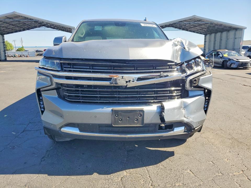 2023 Chevrolet Tahoe VIN 1GNSKNKD9PR141291 COPART salvage auction — FRONT END, Ca - Salvage Certificate, sold $17,600 on 2026-07-09 (photo 5)