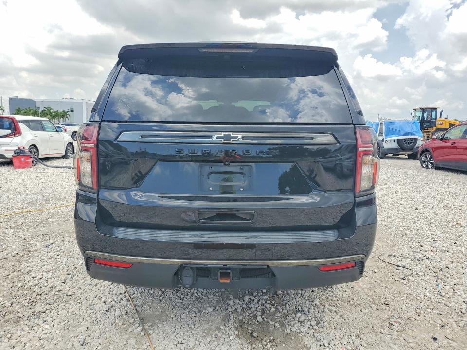 2021 Chevrolet Suburban VIN 1GNSKDKD9MR346793 COPART salvage auction — FRONT END, Salvage Title, sold $9,200 on 2026-07-28 (photo 6)