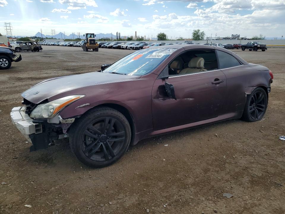 2010 Infiniti G37 VIN JN1CV6FEXAM354870 COPART salvage auction — UNDERCARRIAGE, AZ - CERT OF TITLE - SALVAGE, sold $275 on 2026-07-10 (photo 1)