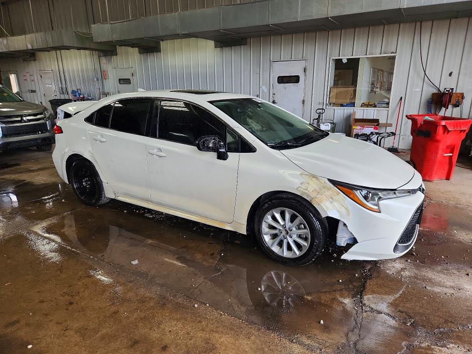 2020 Toyota Corolla VIN JTDFPRAE4LJ081412 COPART salvage auction — FRONT END, IN - CERTIFICATE OF TITLE, sold $7,100 on 2026-07-21 (photo 4)