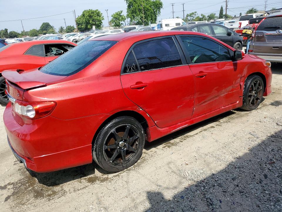 2012 Toyota Corolla VIN 5YFBU4EE2CP007096 COPART salvage auction — SIDE, Ca - Salvage Certificate, sold $950 on 2026-07-27 (photo 3)