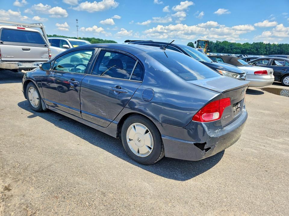 2006 Honda Civic VIN JHMFA36236S011376 COPART salvage auction — SIDE, Nj - Cert Of Title-Salvage, sold $150 on 2026-07-28 (photo 2)