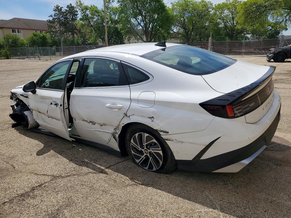 2026 Hyundai Sonata hybrid VIN KMHL24JJ8TA161969 COPART salvage auction — UNDERCARRIAGE, Il - Salvage Certificate, sold $5,600 on 2026-07-20 (photo 2)