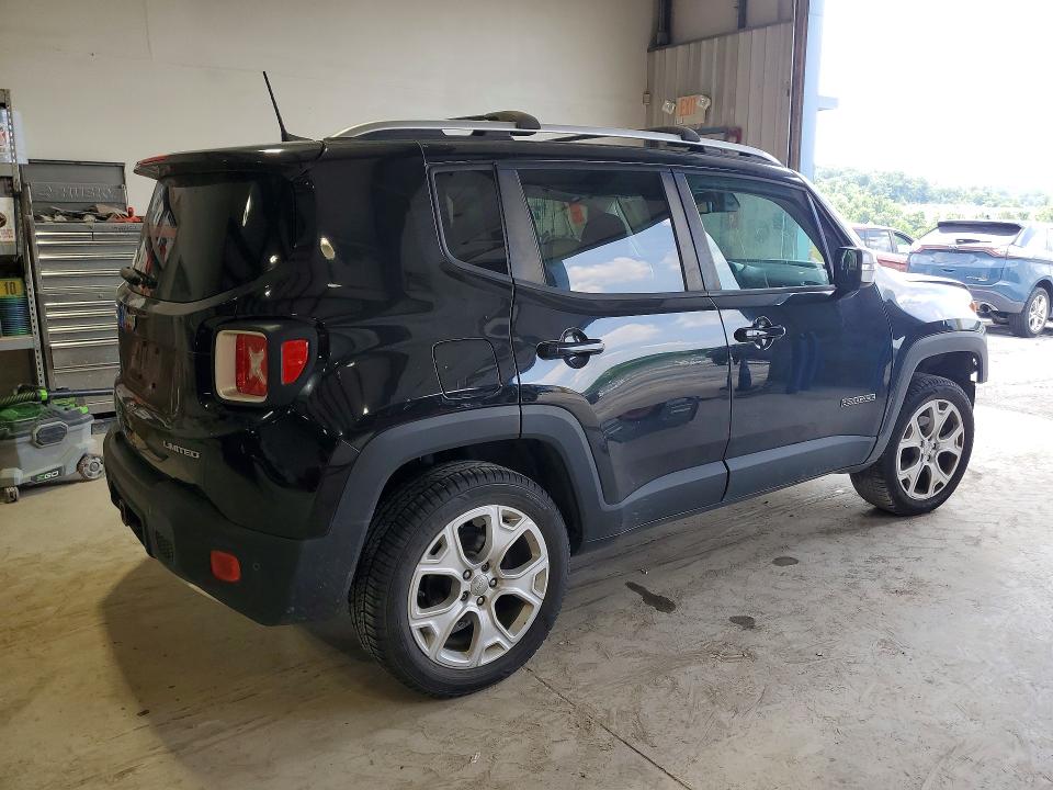 2018 Jeep Renegade VIN ZACCJBDB2JPH30862 COPART salvage auction — FRONT END, Pa - Certificate Of Salvage, sold $975 on 2026-07-17 (photo 3)