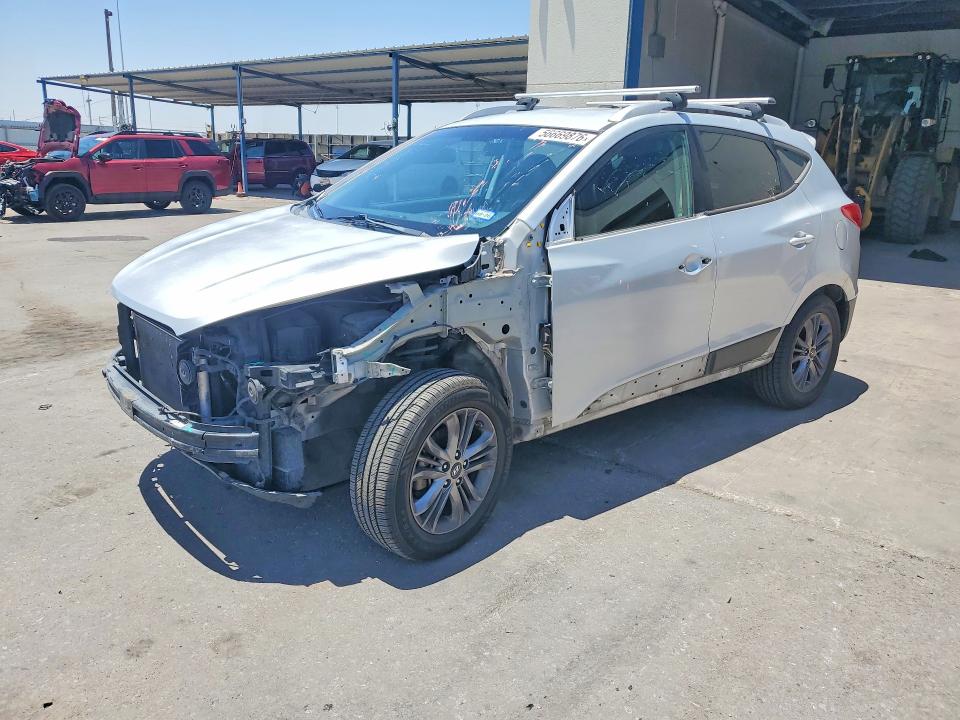 2015 Hyundai Tucson VIN KM8JUCAG7FU961696 COPART salvage auction — FRONT END, Tx - Salvage Vehicle Title, sold $1,350 on 2026-07-24 (photo 1)