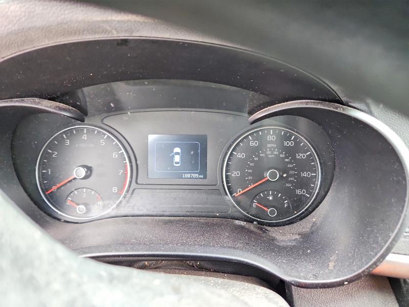 2018 Kia Optima VIN 5XXGT4L3XJG199853 COPART salvage auction — FRONT END, TX - CERTIFICATE OF TITLE, sold $400 on 2026-07-17 (photo 9)