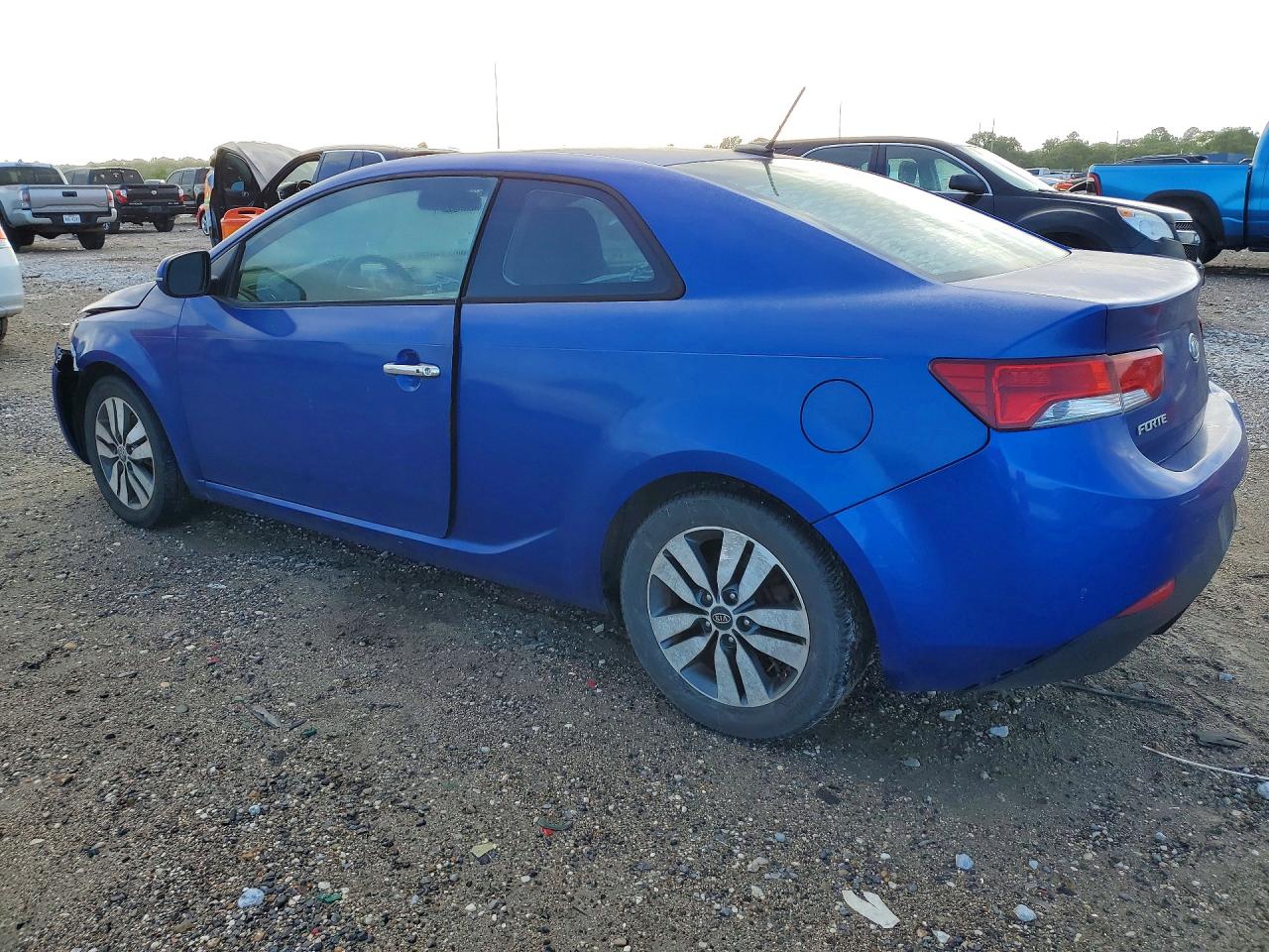 2013 Kia Forte VIN KNAFU6A24D5670660 COPART salvage auction — Front End, TX - SALVAGE VEHICLE TITLE, sold $875 on 2026-07-09 (photo 2)