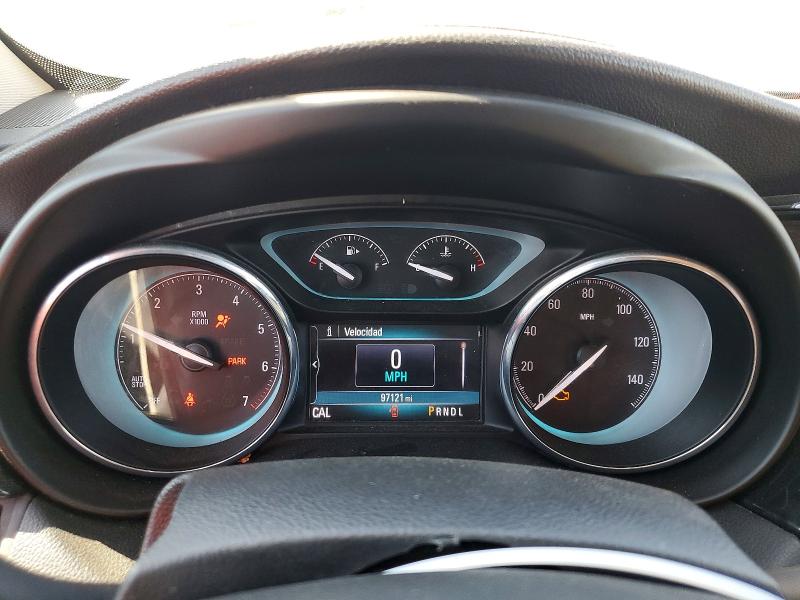 2017 Buick Envision VIN LRBFXASA0HD127805 COPART salvage auction — FRONT END, Ca - Salvage Certificate, sold $350 on 2026-07-09 (photo 9)