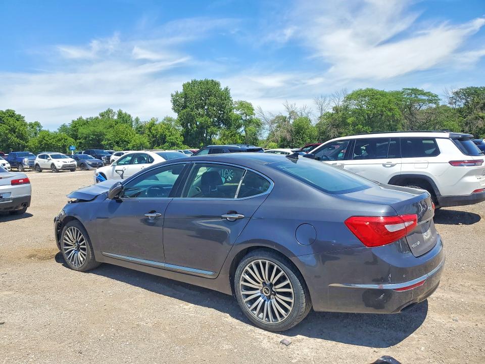 2015 Kia Cadenza VIN KNALN4D70F5177105 COPART salvage auction — FRONT END, Ia - Cert Of Title-Salvage Title, sold $850 on 2026-07-24 (photo 2)