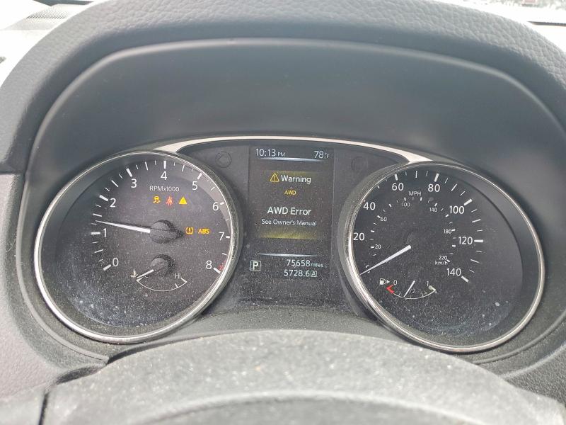 2015 Nissan Rogue VIN KNMAT2MV2FP504045 COPART salvage auction — REAR END, Nj - Cert Of Title-Salvage, sold $1,600 on 2026-07-31 (photo 9)